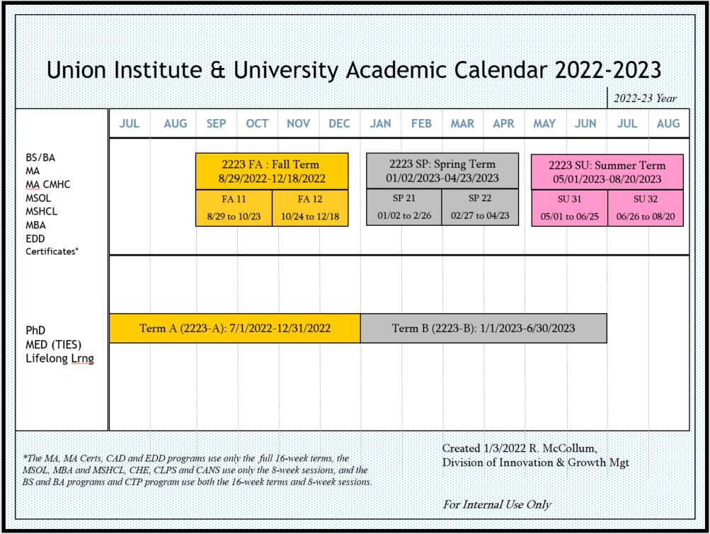 2022 -2023 Calendar